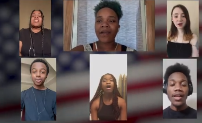 National Anthem video screenshot